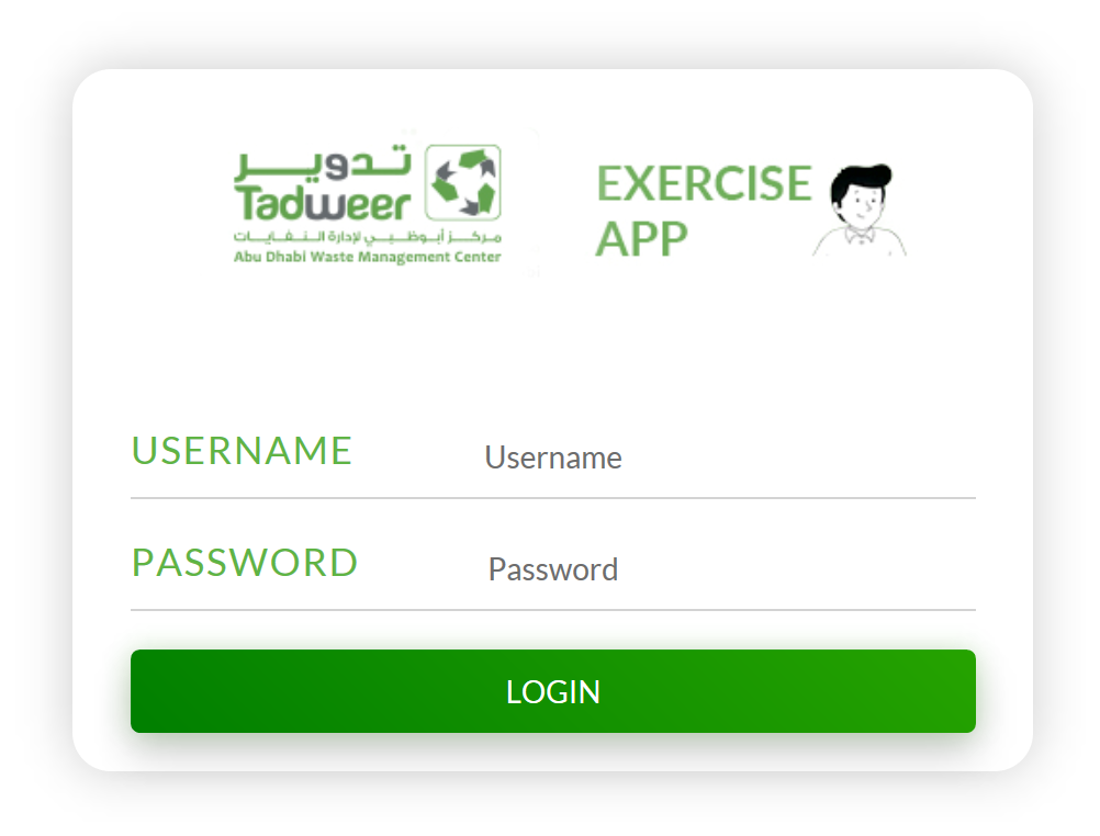 Tadweer Admin Login